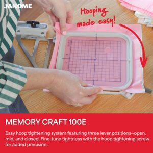 Janome, Janome Memory Craft, Janome MC100e, Janome embroidery machine, Janome embroidery only