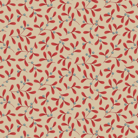 Tilda - Merry Little Christmas - 100623 Mistletoe Red