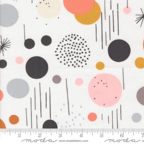 Moda Fabrics, Zen Chic, Zen Chic Fabric, Zen Chic by Moda, Simply Cozy, Simply Cozy Zen Chic, Moda Simply Cozy, 1890 11 - Playful Modern Dots White