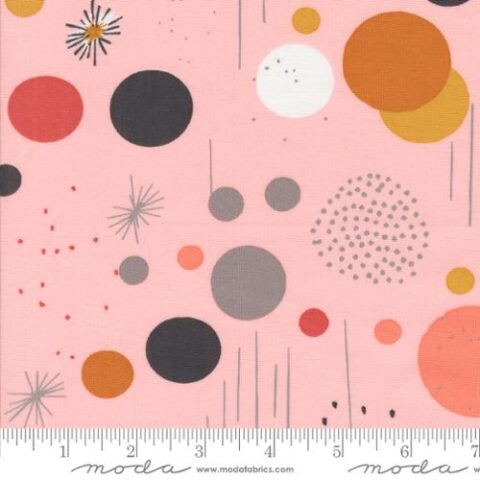 Moda Fabrics, Zen Chic, Zen Chic Fabric, Zen Chic by Moda, Simply Cozy, Simply Cozy Zen Chic, Moda Simply Cozy, 1890 12 - Playful Modern Dots - Pale Pink