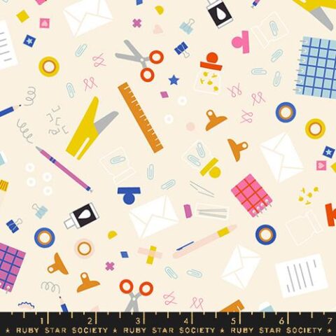 Ruby Star Society, RSS, Ruby Star Society Fabric, RSS Fabric, Ruby Star Society Australia, Ruby Star Society Salutations, Salutations by Ruby Star Society, RS1091 11 - Tools Natural