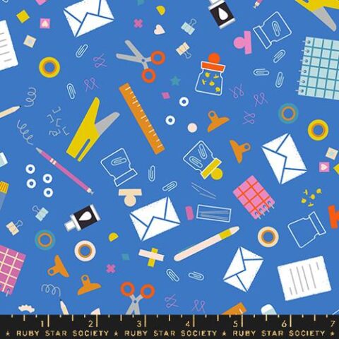 Ruby Star Society, RSS, Ruby Star Society Fabric, RSS Fabric, Ruby Star Society Australia, Ruby Star Society Salutations, Salutations by Ruby Star Society, RS1091 14 - Tools Lapis