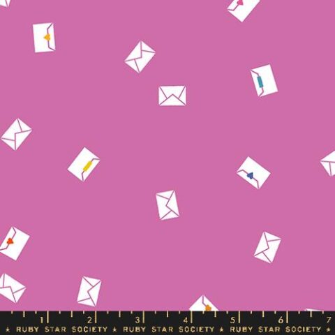 Ruby Star Society, RSS, Ruby Star Society Fabric, RSS Fabric, Ruby Star Society Australia, Ruby Star Society Salutations, Salutations by Ruby Star Society, RS1094 14 - Write Me, Heliotrope