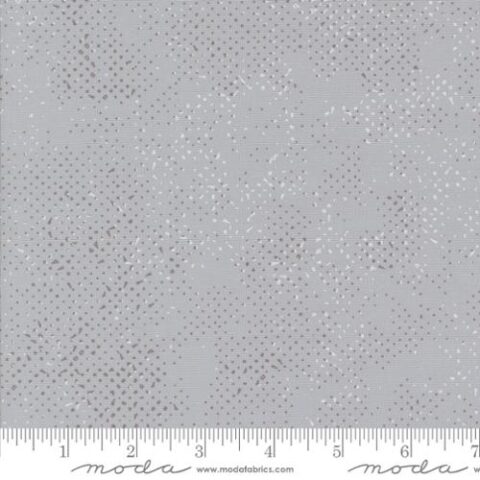 Moda Fabrics, Zen Chic, Zen Chic Fabric, Zen Chic by Moda, Simply Cozy, Simply Cozy Zen Chic, Moda Simply Cozy, Spotted Fabric, Spotted by Moda Fabrics, Spotted - 1660 247 - Silver