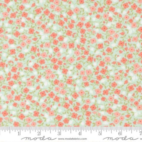 Sunbonnet, Sunbonnet fabric, Sunbonnet by My Sew Quilty Life, Sunbonnet by Moda, Moda Fabrics, My Sew Quilty Life, 31766 19 - Wild Blooms - Pale Blue
