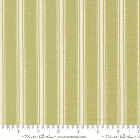 Sunbonnet, Sunbonnet fabric, Sunbonnet by My Sew Quilty Life, Sunbonnet by Moda, Moda Fabrics, My Sew Quilty Life, 31767 18 - Dotted Stripe - Pear