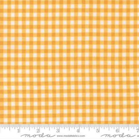 Sweetwater, Sweetwater Fabric, Sweetwater for Moda Fabrics. Sweetwater by Moda, Sweetwater Lucky, dog fabric, Moda Fabrics, 55707 14 - Gingham - Sun