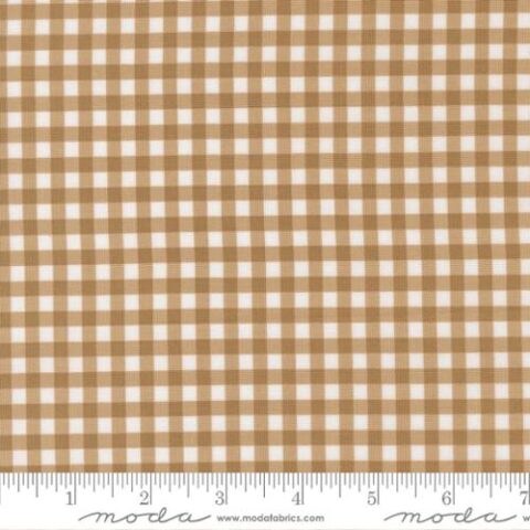 Sweetwater, Sweetwater Fabric, Sweetwater for Moda Fabrics. Sweetwater by Moda, Sweetwater Lucky, dog fabric, Moda Fabrics, 55707 17 - Gingham - Sand