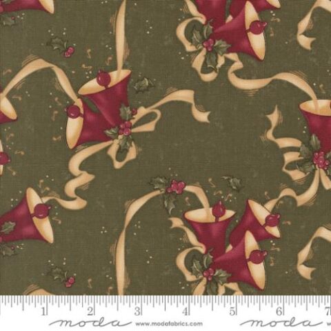 Kansas Troubles, Kansas Troubles Quilt, A Vintage Christmas by Kansas Troubles, Moda Fabrics, Christmas Fabrics, Patchwork Geelong, Christmas Quilting fabrics, 9781 15 A Vintage Christmas Green