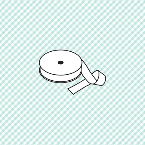 pre made bias, bias binding, DVBB2959 Seafoam Checkfundamentals bias,