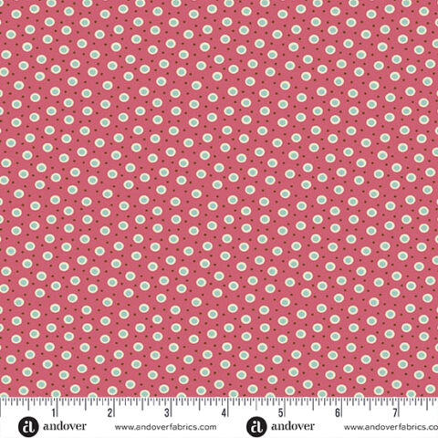 Max and Louise, Max & Louise, Andover Fabrics, Holbrook, Holbrook fabric, Holbrook by Max and Louise, patchwork geelong, geelong quilting, reproduction fabrics, A-1540-R Joani Raspberry