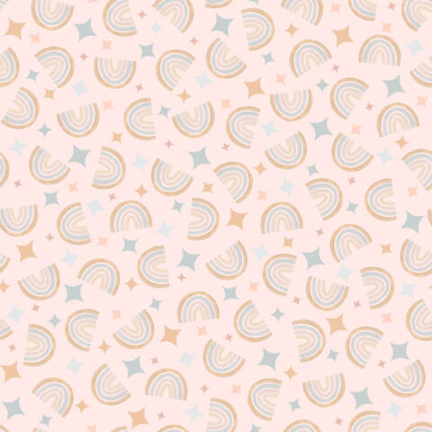 MAS10916-P Honey Bunny Rainbows Lt Pink