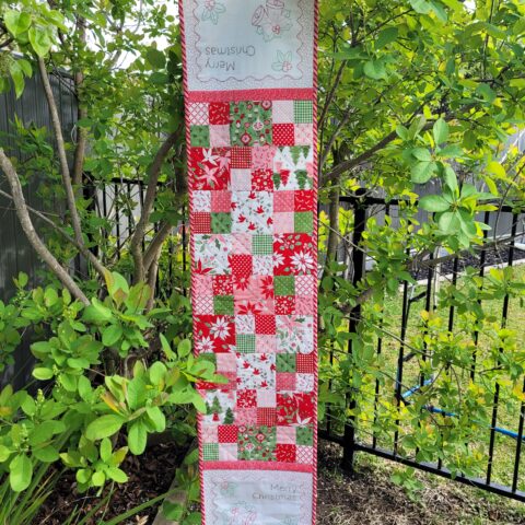 Christmas Stitchery Table Runner,, Zoe Clifton Designs