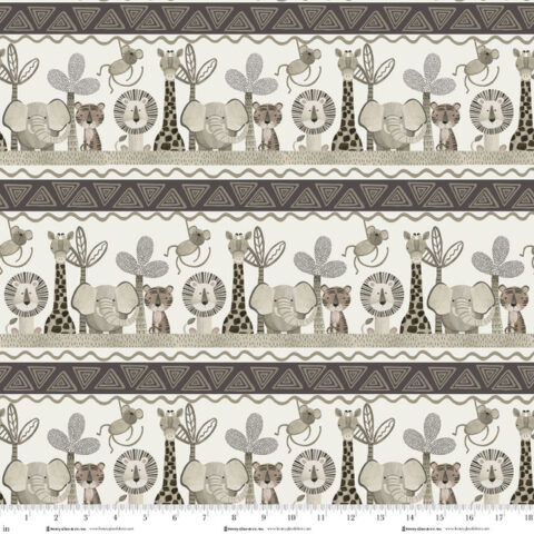 Jungle Romp, Jungle Romp by Betsy Cavallo for Henry Glass Fabrics, Henry Glass Fabrics, 2111-49 Multi
