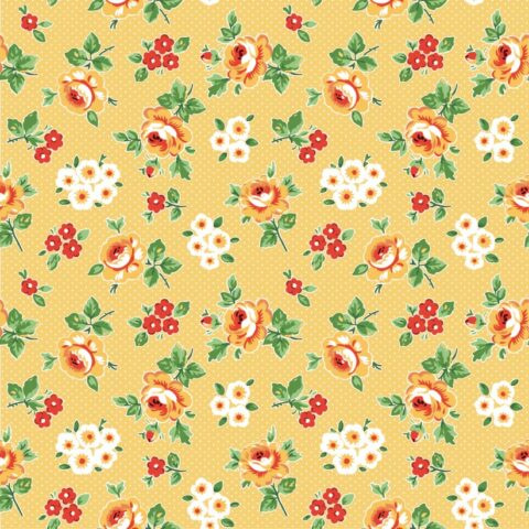 Poppie Cotton, Poppie Cotton Fabric, Flower Market, Flower Market by Poppie Cotton, Poppie Cotton Flower Market, Elea Lutz, Hand Picked - FM25405