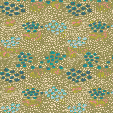 AGF, Art Gallery Fabrics, Stillwater Fabric, Stillwater by Art Gallery Fabrics, Katie O’Shea Fabric, STW-46601 Petal Reflections Twilight