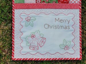 Christmas Stitchery Table Runner,, Zoe Clifton Designs
