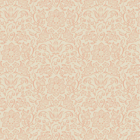 Tilda, Tilda Fabrics, Tilda Songbird, Tilda Lila, Tilda Stella, 110150 Lila Peach