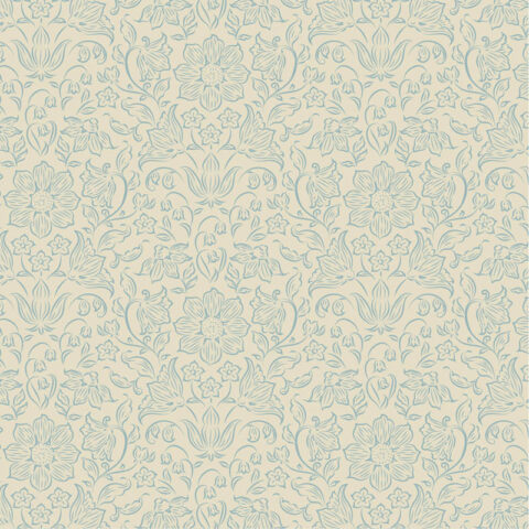 Tilda, Tilda Fabrics, Tilda Songbird, Tilda Lila, Tilda Stella, 110156 Lila Light Blue