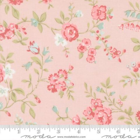 Brenda Riddle Designs, Moda Fabrics, Abide by Brenda Riddle, 18790 12 - Main Floral Pink