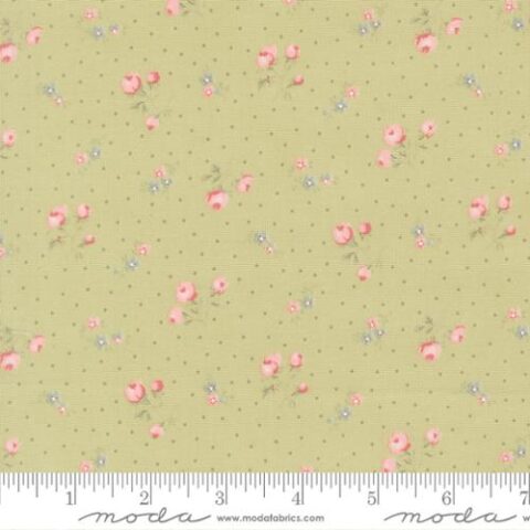 Brenda Riddle Designs, Moda Fabrics, Abide by Brenda Riddle, 18792 15 - Small Floral Light Green