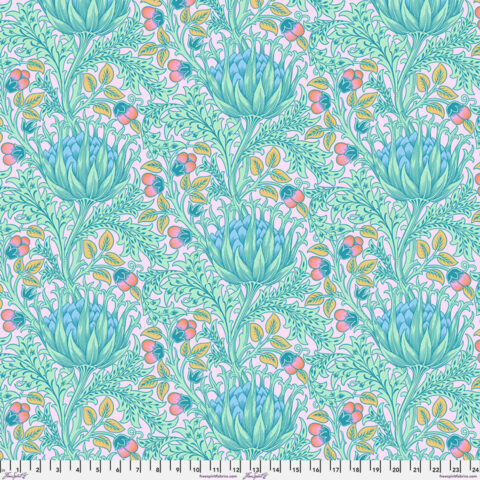 Kaffe Fassett, Kaffe Fassett Morris & Co, Kaffe Fassett Wide Back, QBKW001.LAVENDER 108 Inch - Artichoke Morris & Co