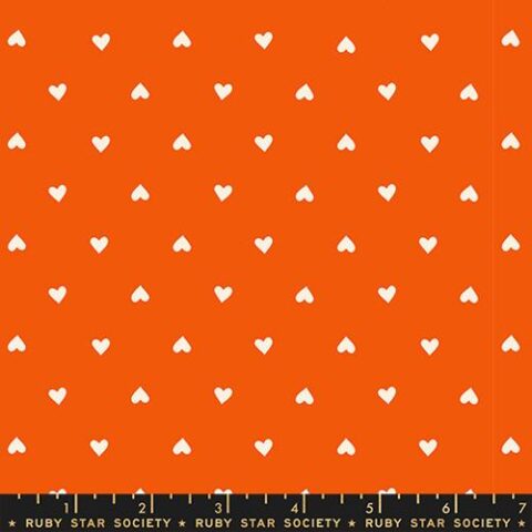 Ruby Star Society, Moda, RSS, Ruby Star Society Fabrics, RSS Fabrics, Trinketry, Trinketry by Ruby Star Society, RS0091 28 - Hearts - Goldfish