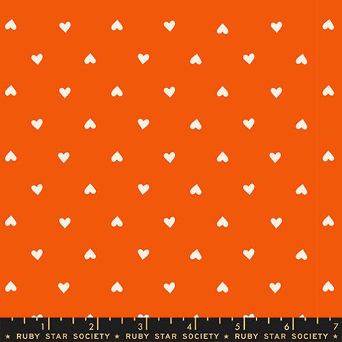 RS0091 28 - Hearts - Goldfish Ruby Star Society, Moda, RSS, Ruby Star Society Fabrics, RSS Fabrics, Trinketry, Trinketry by Ruby Star Society, RS0091 28 - Hearts - Goldfish