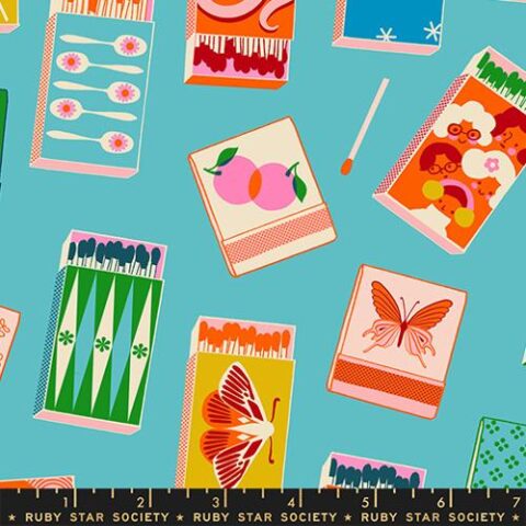 Ruby Star Society, Moda, RSS, Ruby Star Society Fabrics, RSS Fabrics, Trinketry, Trinketry by Ruby Star Society, RS0109 18 - Matchmaker - Turquoise