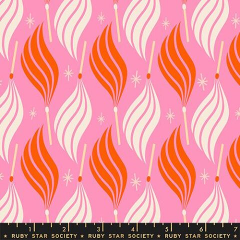Ruby Star Society, Moda, RSS, Ruby Star Society Fabrics, RSS Fabrics, Trinketry, Trinketry by Ruby Star Society, RS0113 15 - Lit - Flamingo