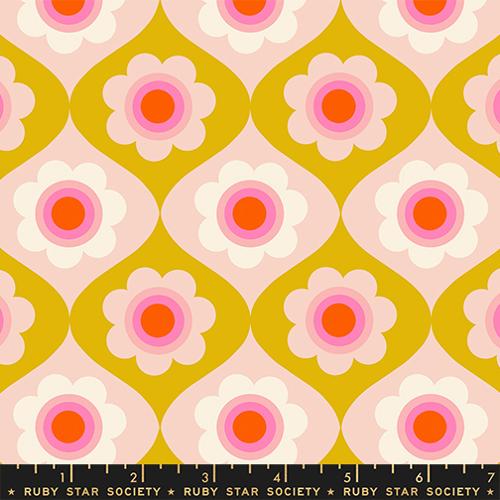 RS0114 14 - Trinketry - Goldenrod Ruby Star Society, Moda, RSS, Ruby Star Society Fabrics, RSS Fabrics, Trinketry, Trinketry by Ruby Star Society, RS0114 14 - Trinketry - Goldenrod