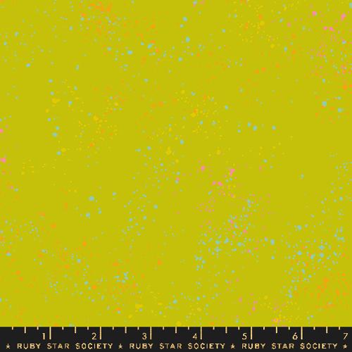 RS5027 113 - Pistachio Ruby Star Society, RSS Fabrics, Ruby Star Society Speckled, Metallic Fabric, RS5027 113 - Pistachio