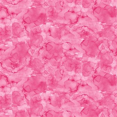 Lily Pond, Lily Pond fabric, Clothworks, Sue Zipkin, Y4628 43 Watercolor Wash - Light Raspberry