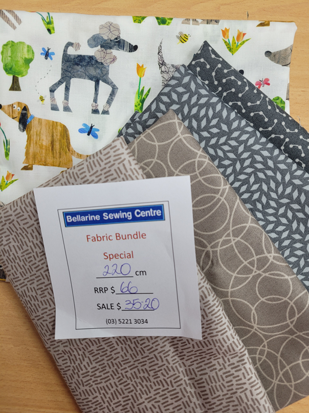 FB #255 - Dogs Fabric Bundle