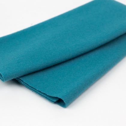 Merino Wool Fabric, 100% Superior Grade Virgin Australian Merino Wool, Collection includes 60 of Sue Spargo’s Mill-dyed colors, Sue Spargo Wool Felt, LN08 - Turquoise