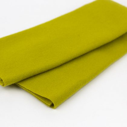 Merino Wool Fabric, 100% Superior Grade Virgin Australian Merino Wool, Collection includes 60 of Sue Spargo’s Mill-dyed colors, Sue Spargo Wool Felt, LN11 - Artichoke Heart