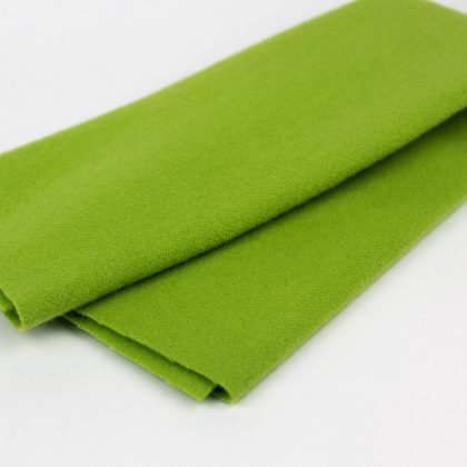 Merino Wool Fabric, 100% Superior Grade Virgin Australian Merino Wool, Collection includes 60 of Sue Spargo’s Mill-dyed colors, Sue Spargo Wool Felt, LN13 - Electric Lime