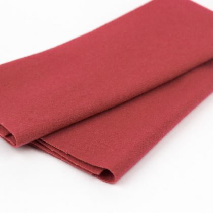 Merino Wool Fabric, 100% Superior Grade Virgin Australian Merino Wool, Collection includes 60 of Sue Spargo’s Mill-dyed colors, Sue Spargo Wool Felt, LN21 - Rhubarb