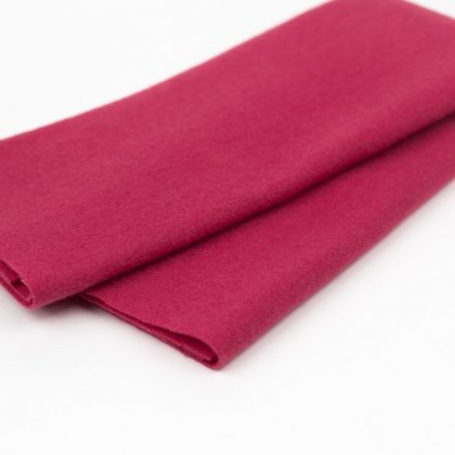 Merino Wool Fabric, 100% Superior Grade Virgin Australian Merino Wool, Collection includes 60 of Sue Spargo’s Mill-dyed colors, Sue Spargo Wool Felt, LN22 - Raspberry