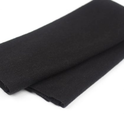 Merino Wool Fabric, 100% Superior Grade Virgin Australian Merino Wool, Collection includes 60 of Sue Spargo’s Mill-dyed colors, Sue Spargo Wool Felt, LN30 - Black
