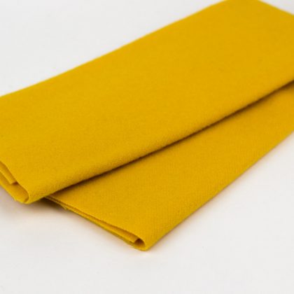 Merino Wool Fabric, 100% Superior Grade Virgin Australian Merino Wool, Collection includes 60 of Sue Spargo’s Mill-dyed colors, Sue Spargo Wool Felt, LN33 - Goldenrod