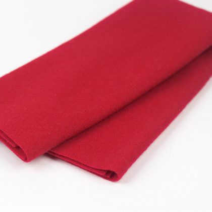 Merino Wool Fabric, 100% Superior Grade Virgin Australian Merino Wool, Collection includes 60 of Sue Spargo’s Mill-dyed colors, Sue Spargo Wool Felt, LN41 - Flame