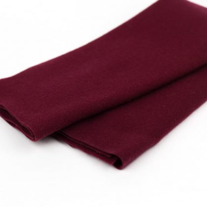 Merino Wool Fabric, 100% Superior Grade Virgin Australian Merino Wool, Collection includes 60 of Sue Spargo’s Mill-dyed colors, Sue Spargo Wool Felt, LN44 - Bordeaux