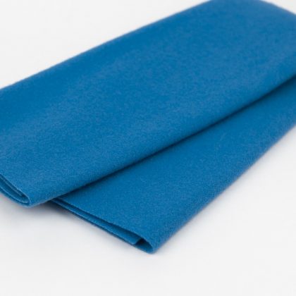 Merino Wool Fabric, 100% Superior Grade Virgin Australian Merino Wool, Collection includes 60 of Sue Spargo’s Mill-dyed colors, Sue Spargo Wool Felt, LN56 - Crystal Blue