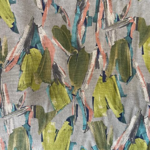 Japanese 45% Cotton, 55% Printed Linen - Printed Sheeting 135gms - 8026-790-3D