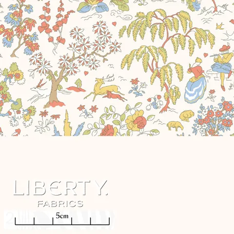 Liberty Fabric, Liberty of London, Liberty Tana Lawn, Liberty in Love Collection, 03635181B - Liddel Garden
