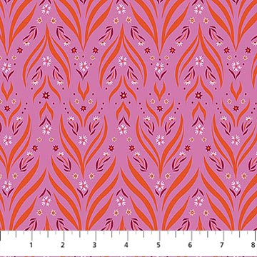 Kathy Doughty, Kathy Doughty Fabric, Figo Fabrics, Camouflage by Kathy Doughty, 91275-21 - Tiger Fern Lilac