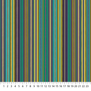 Kathy Doughty, Kathy Doughty Fabric, Figo Fabrics, Camouflage by Kathy Doughty, 91278-64 - Stripe Cool