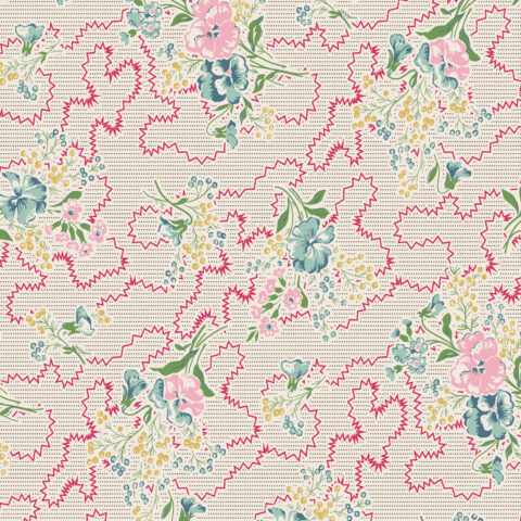 Judy Newman for Devonstone - Darling Buds of May - DV7676 108" Wideback