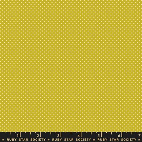 Ruby Star Society, RSS Fabrics, Moda Fabrics, Ruby Star Society Mystic Fable, RS4102 26 - Mini Dots Ditsy Blender Pistachio